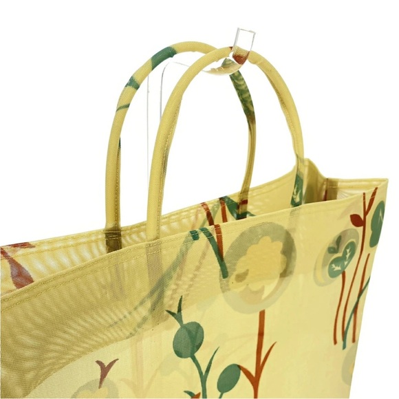 Miu Miu Cream Floral Tote Bag - Picture 4 of 7